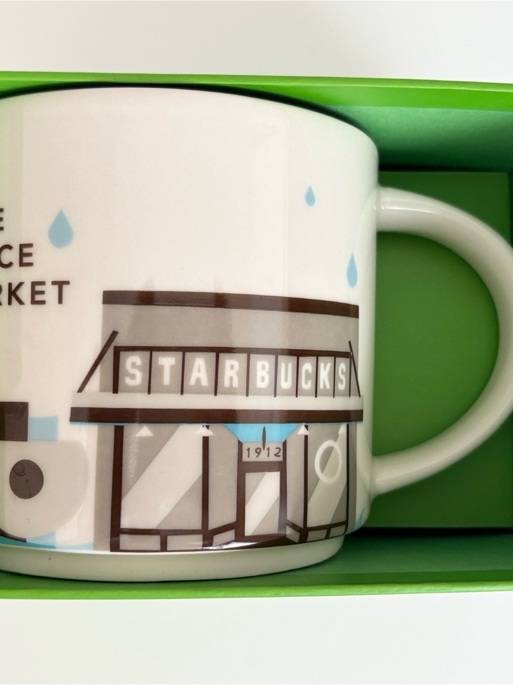NIB NEW Starbucks Seattle Pike Place Market "You are Here Collection" Mug